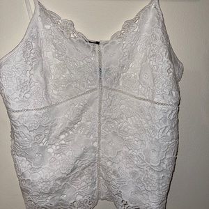 Rue21 crochet white top us 3x